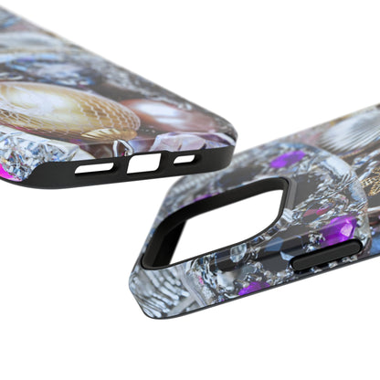 Impact-Resistant Phone Case – Chrome Jewel