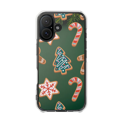 Clear Magnetic Phone Case – Cookie Season – Compatible with iPhone 14–17 Series