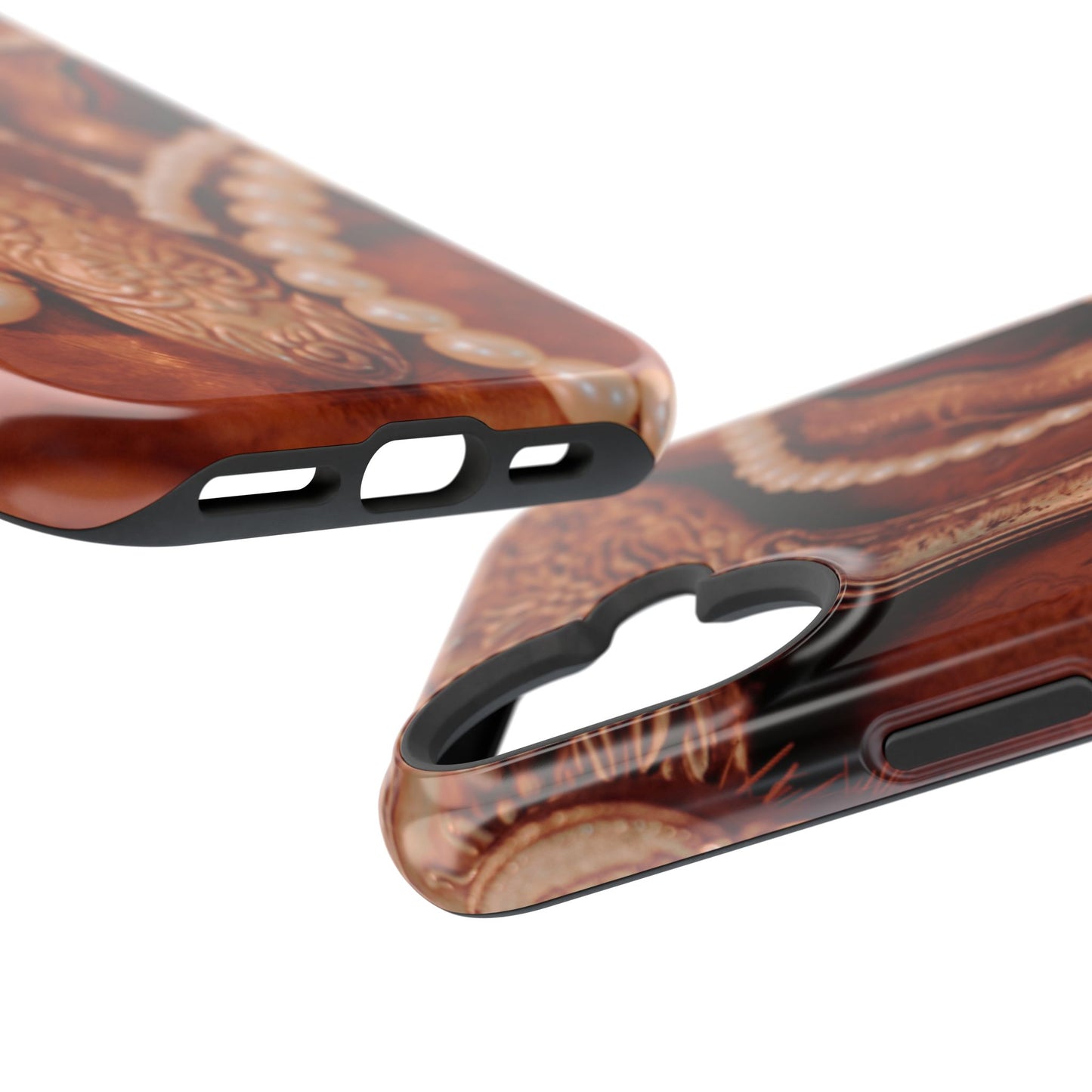 Impact-Resistant Phone Case – Bronze Vanity