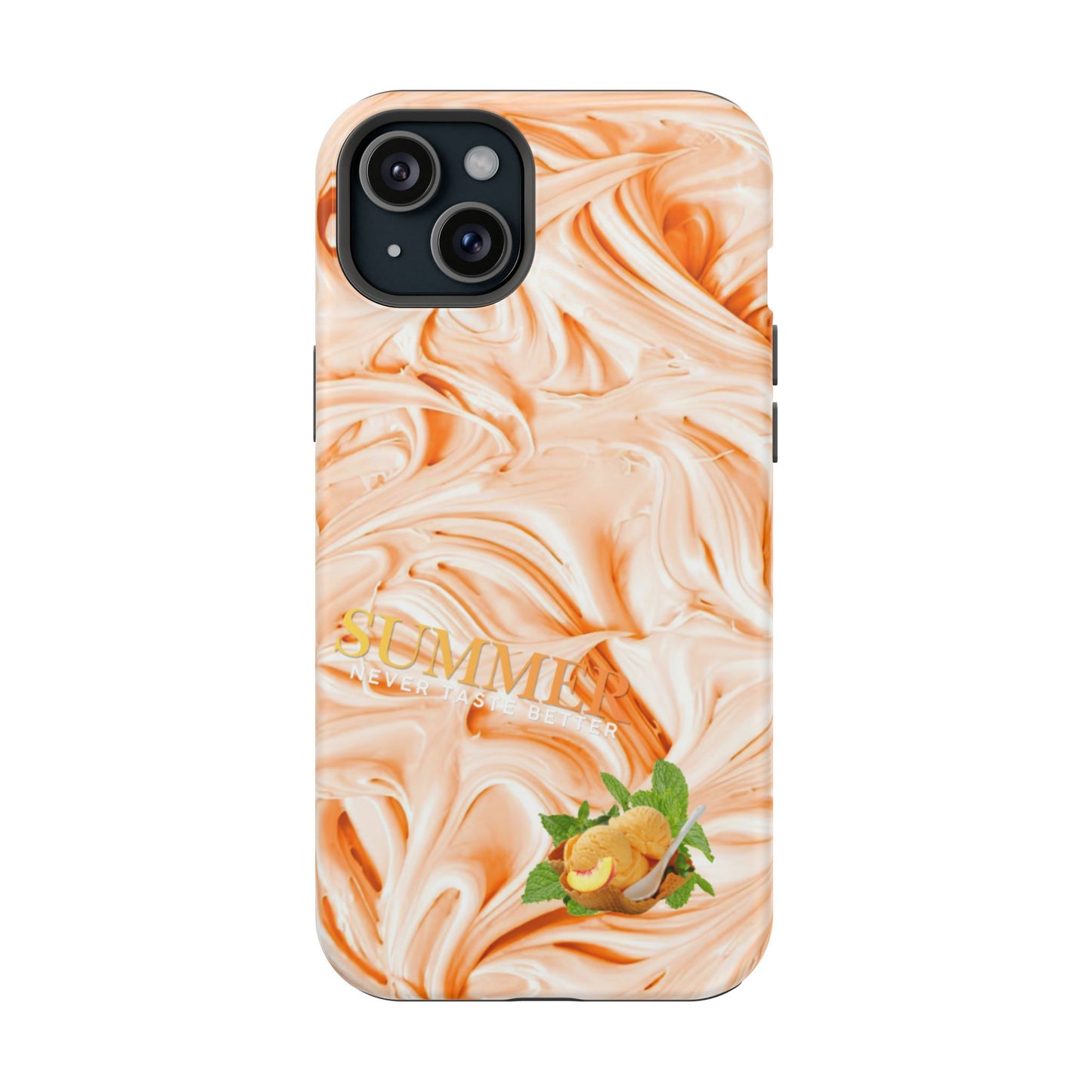 Wireless-Charging Compatible Case – Peach Sorbet