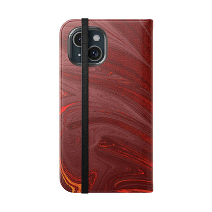 Flip Case – Crimson Current