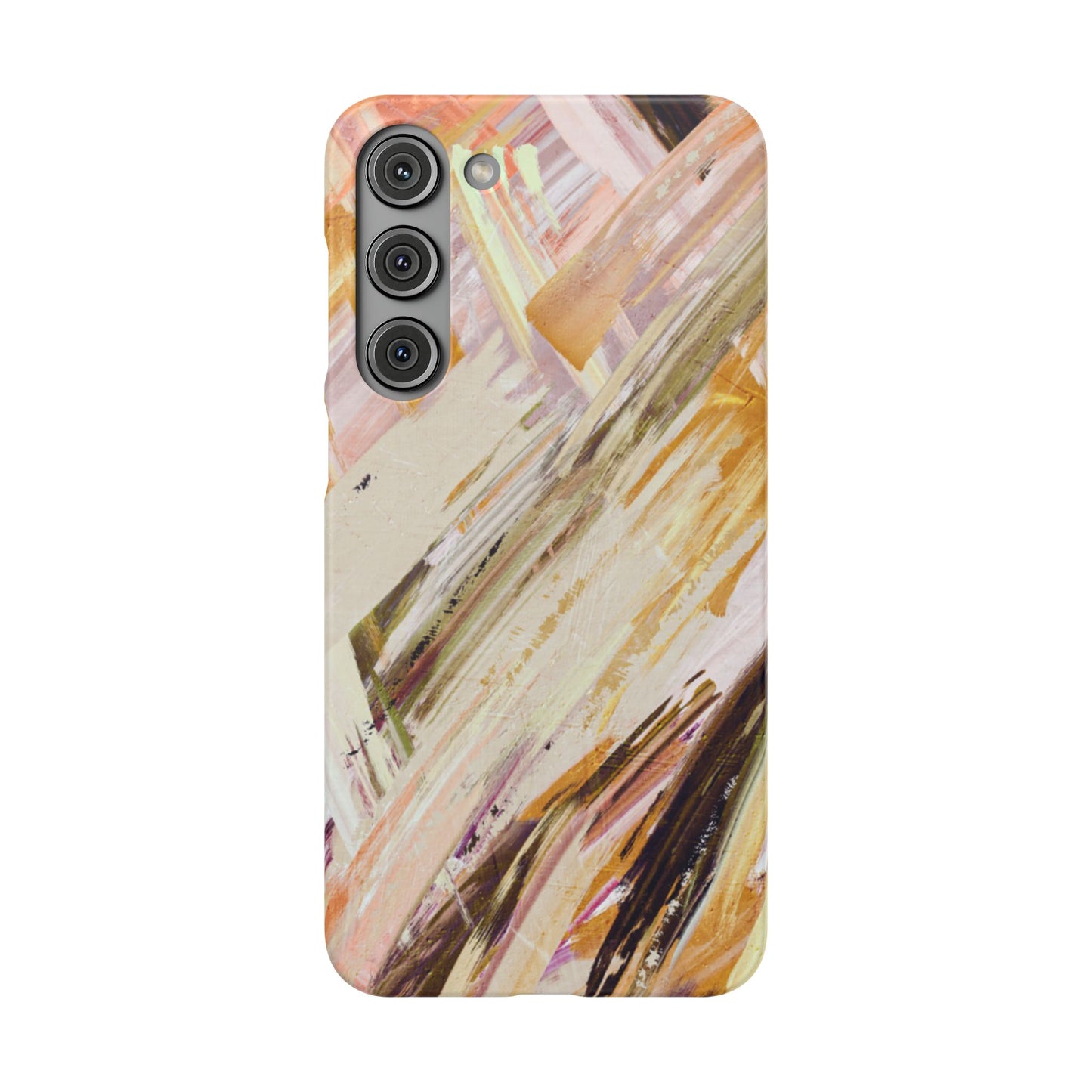 Snap Phone Case – Brush & Bronze