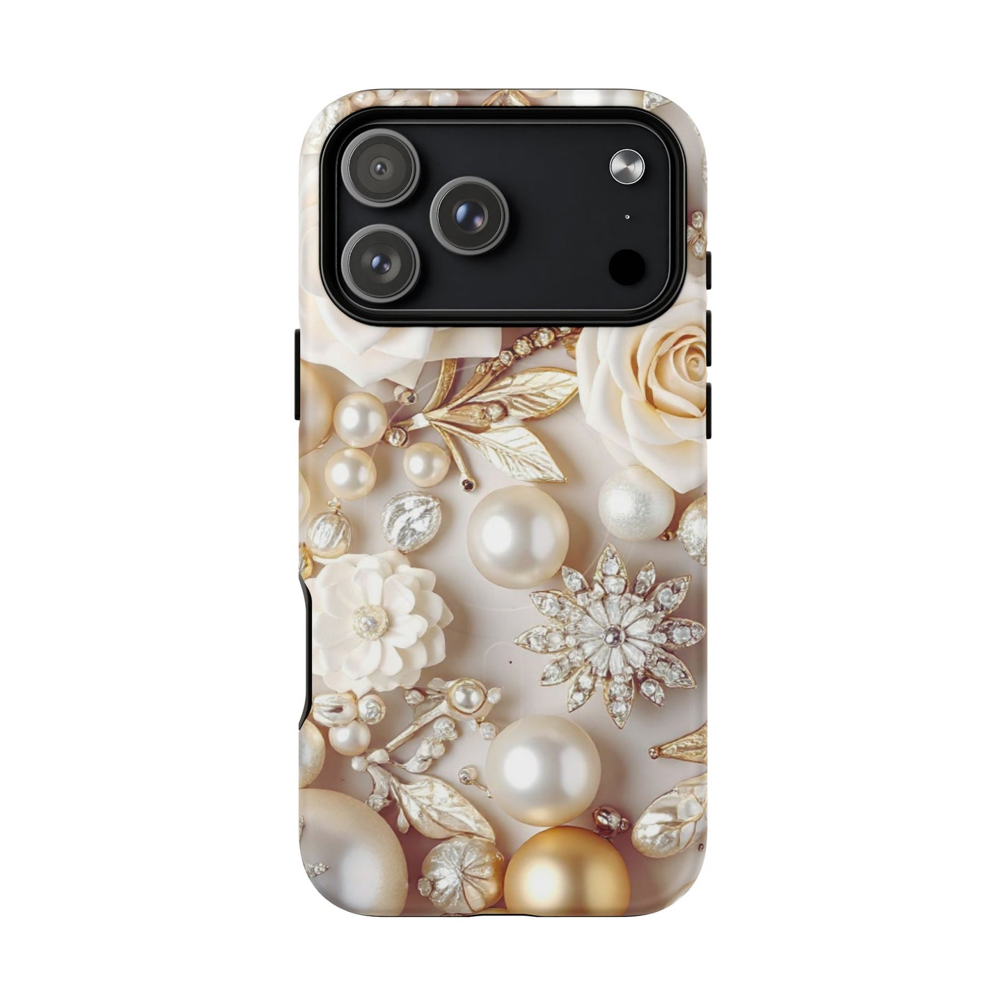 Protective Magnetic Phone Case – Ivory Opulence