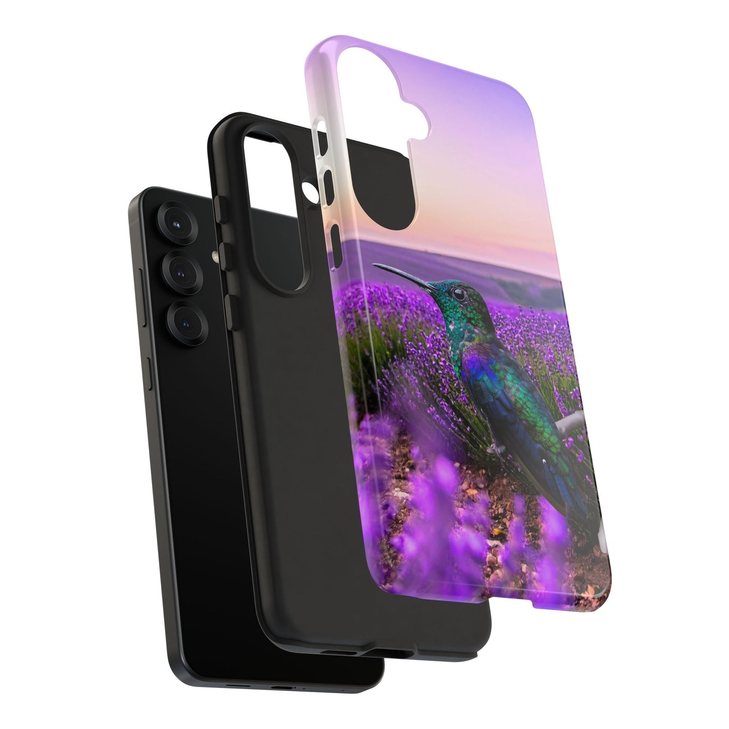 Protective Phone Case – Hummingbird Reverie