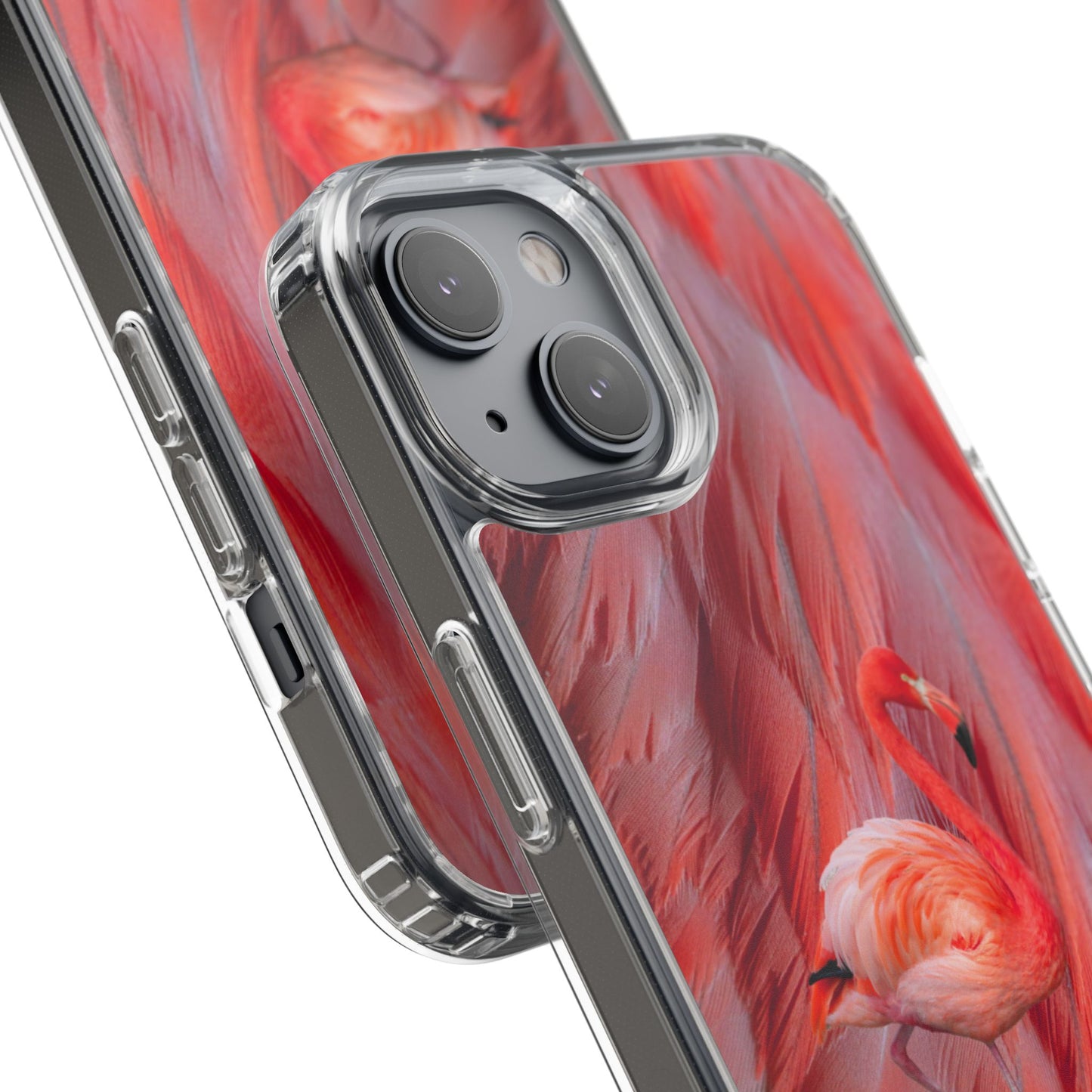 Clear Phone Case – Scarlet Plume