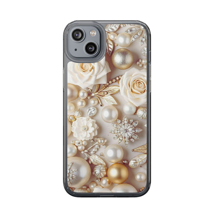 Clear Phone Case – Ivory Opulence