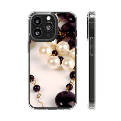 Clear Magnetic Phone Case – Noir Pearl