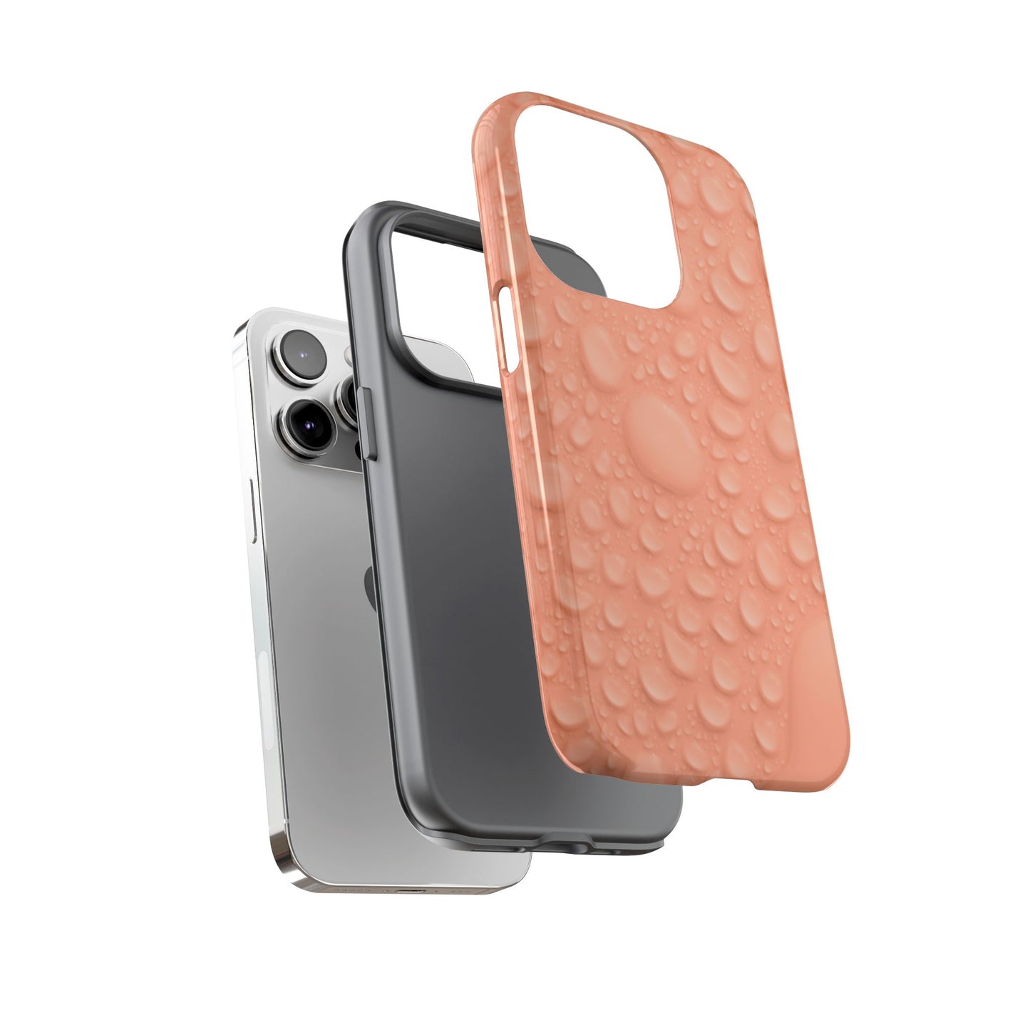 Protective Phone Case – Apricot Rain