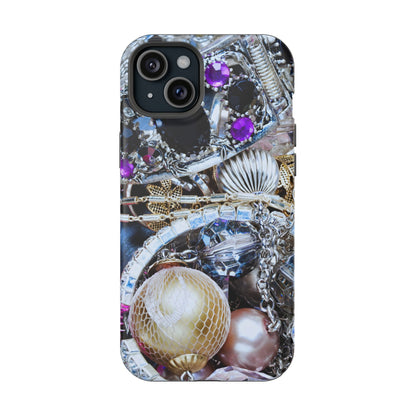 Impact-Resistant Phone Case – Chrome Jewel