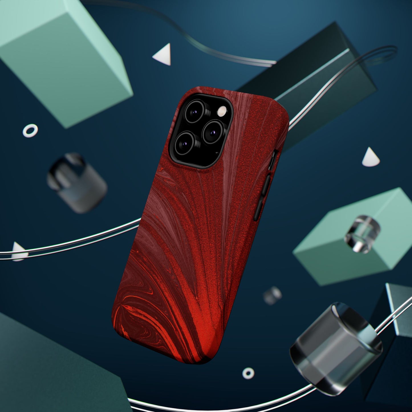 Wireless-Charging Compatible Case – Crimson Current