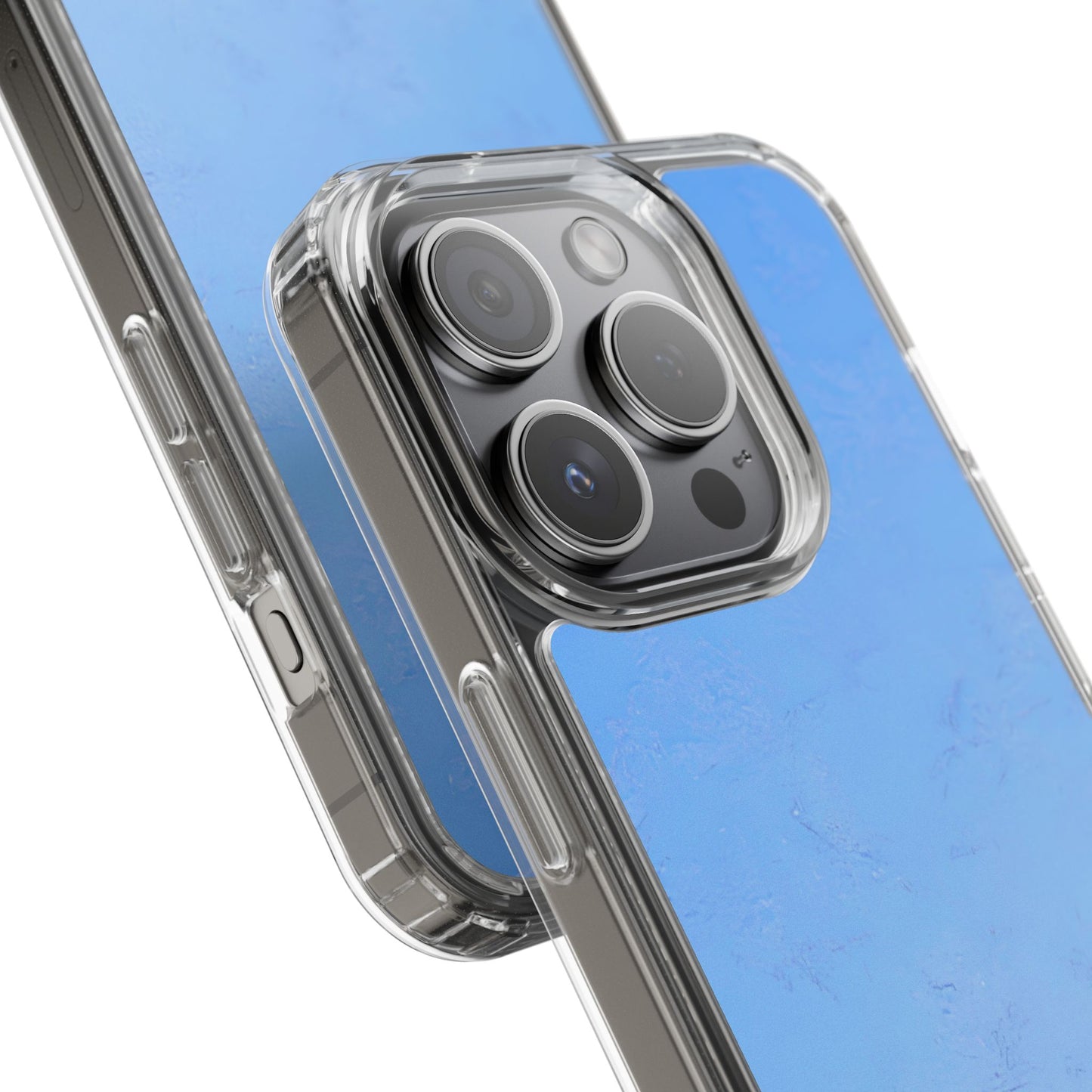 Clear Phone Case – Azure Fade