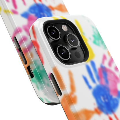 Impact-Resistant Phone Case – Handprint Memories