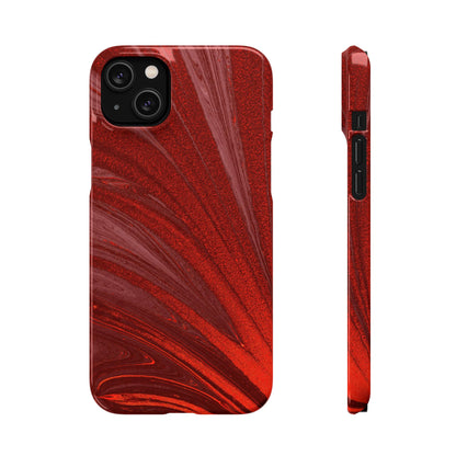 Snap Phone Case – Crimson Current
