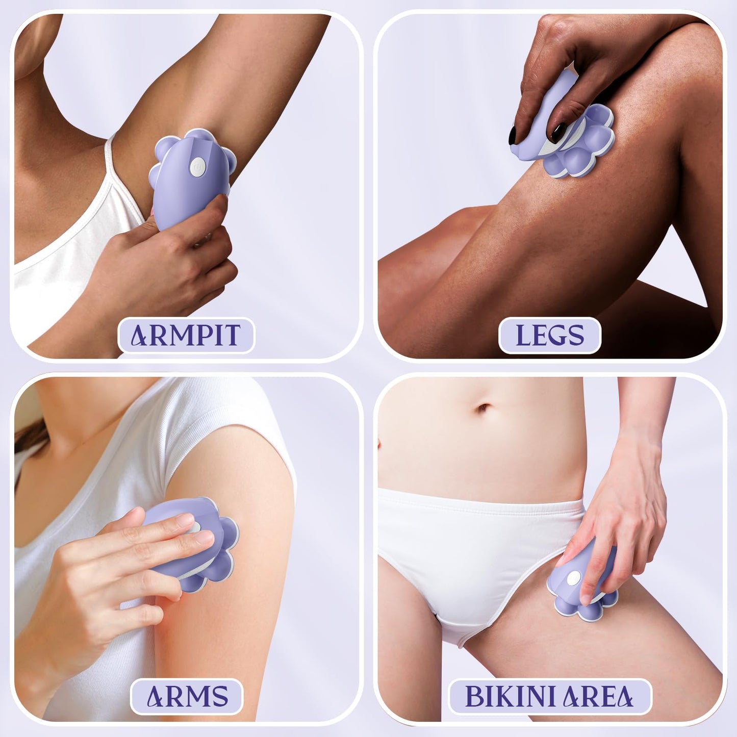 Bartrimber Women’s Electric Shaver – 7D Floating Head, Wet/Dry Waterproof, Cordless Rechargeable