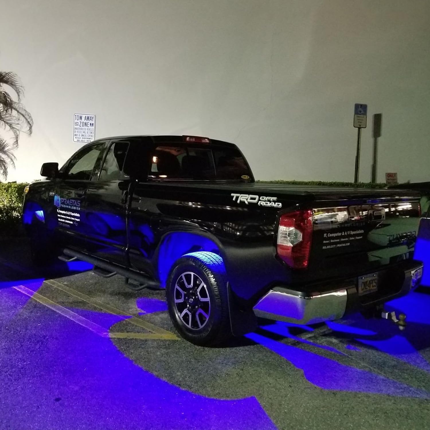 2 Pods LED Rock Lights,  Waterproof LED Neon Underglow Light for Car Truck ATV UTV SUV Offroad Boat Underbody Glow Trail Rig Lamp (Blue)