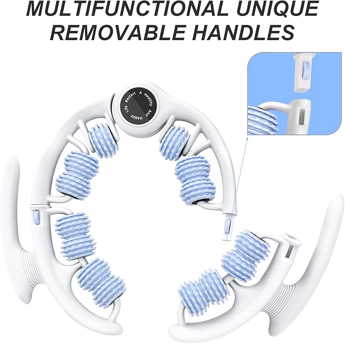 Exercise Body Roller – 360° Rotating Massage Wheels, Adjustable Pressure, Portable Muscle Recovery Tool