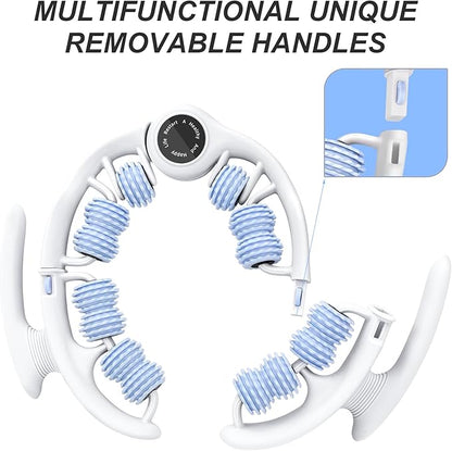 Exercise Body Roller – 360° Rotating Massage Wheels, Adjustable Pressure, Portable Muscle Recovery Tool