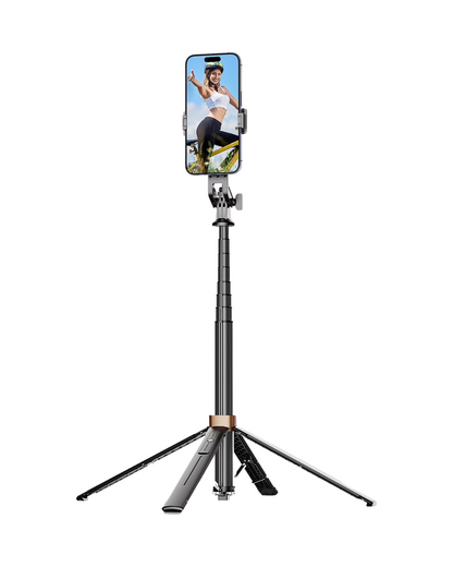 71-Inch Selfie Stick Tripod - Universal Phone & Camera Mount with Bluetooth Remote