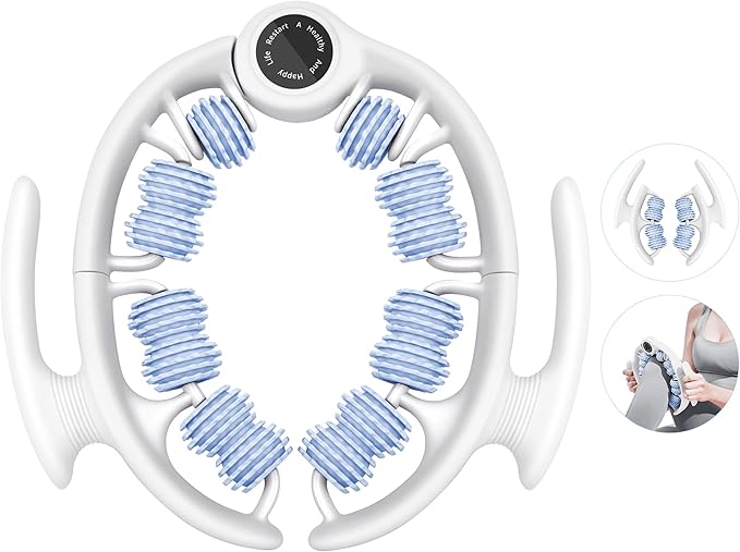 Exercise Body Roller – 360° Rotating Massage Wheels, Adjustable Pressure, Portable Muscle Recovery Tool