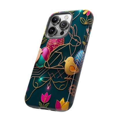 Protective Phone Case – Jeweled Garden