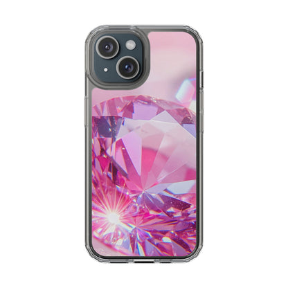 Clear Phone Case – Pink Ice