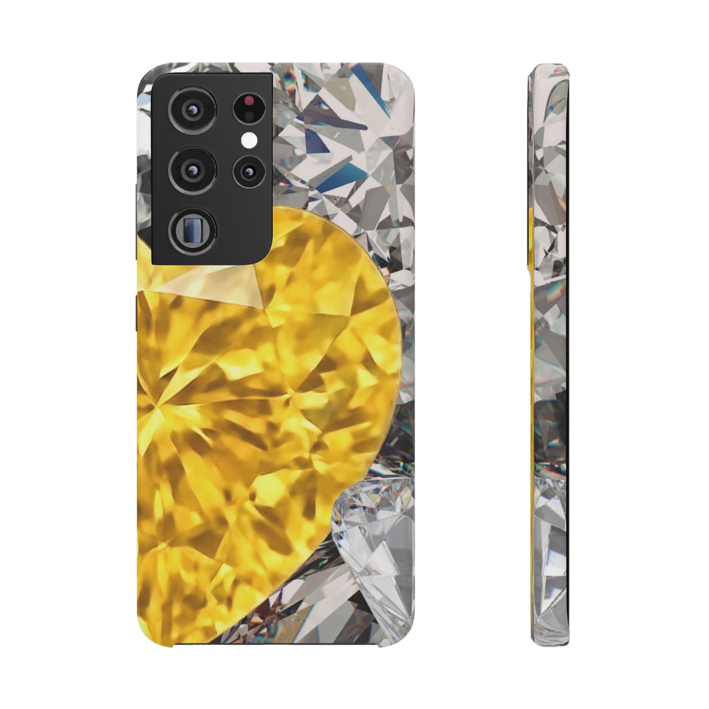 Snap Phone Case – Heart of Gold