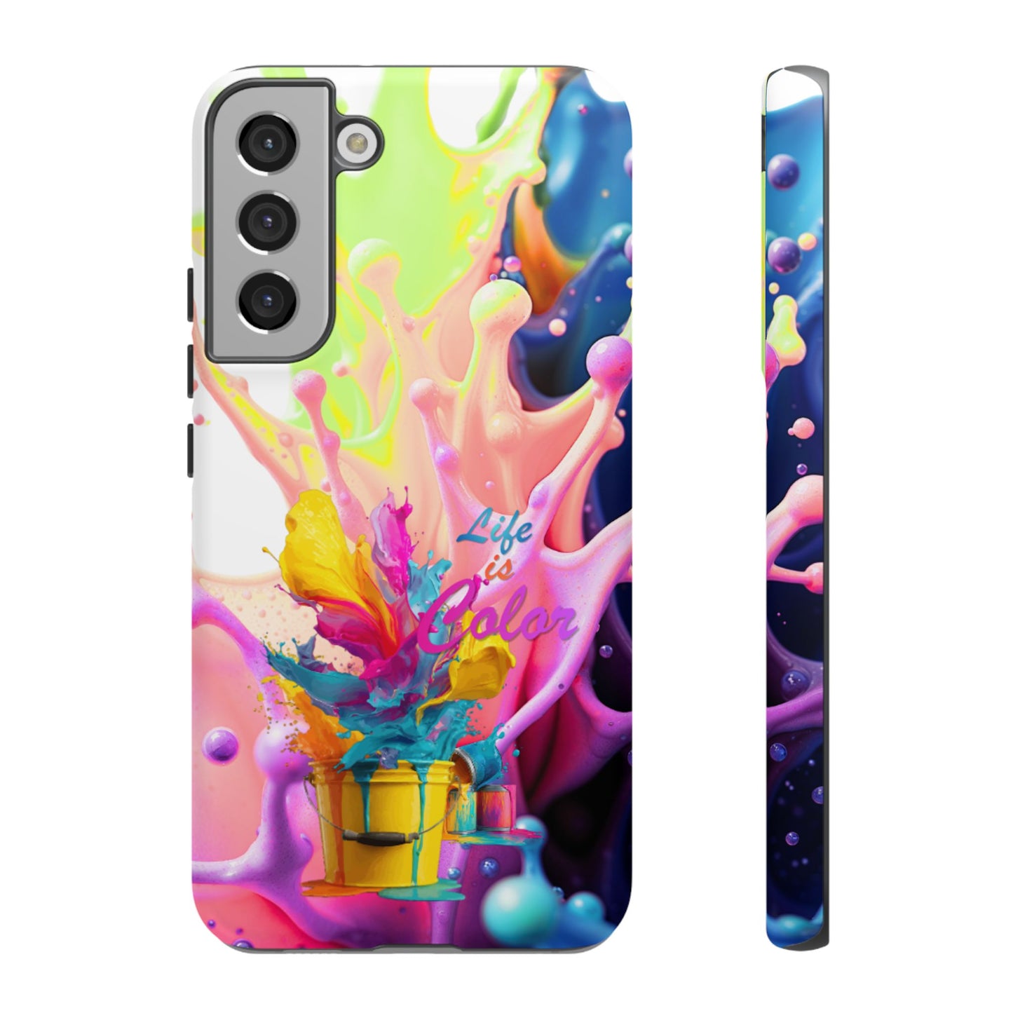 Color Splash Phone Case — “Life in Color” Protective Tough Case
