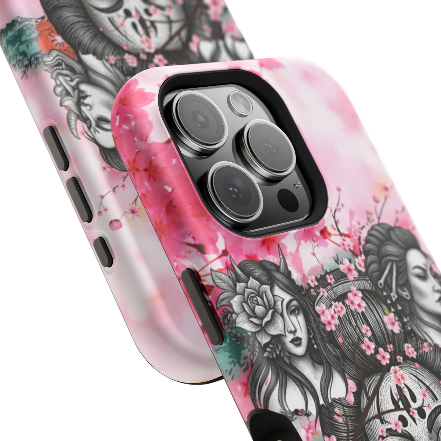 Wireless-Charging Compatible Case – Blossom & Thorn