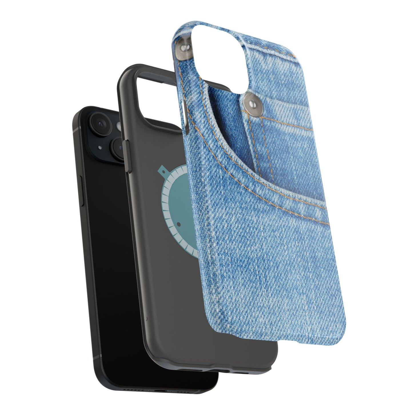 Wireless-Charging Compatible Case – Blue Jean Baby