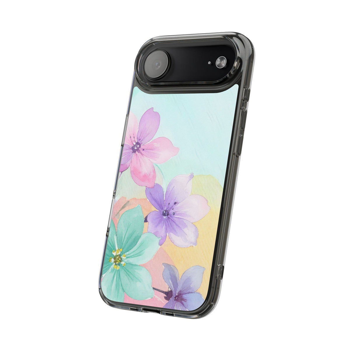 Clear Phone Case – Water Petal