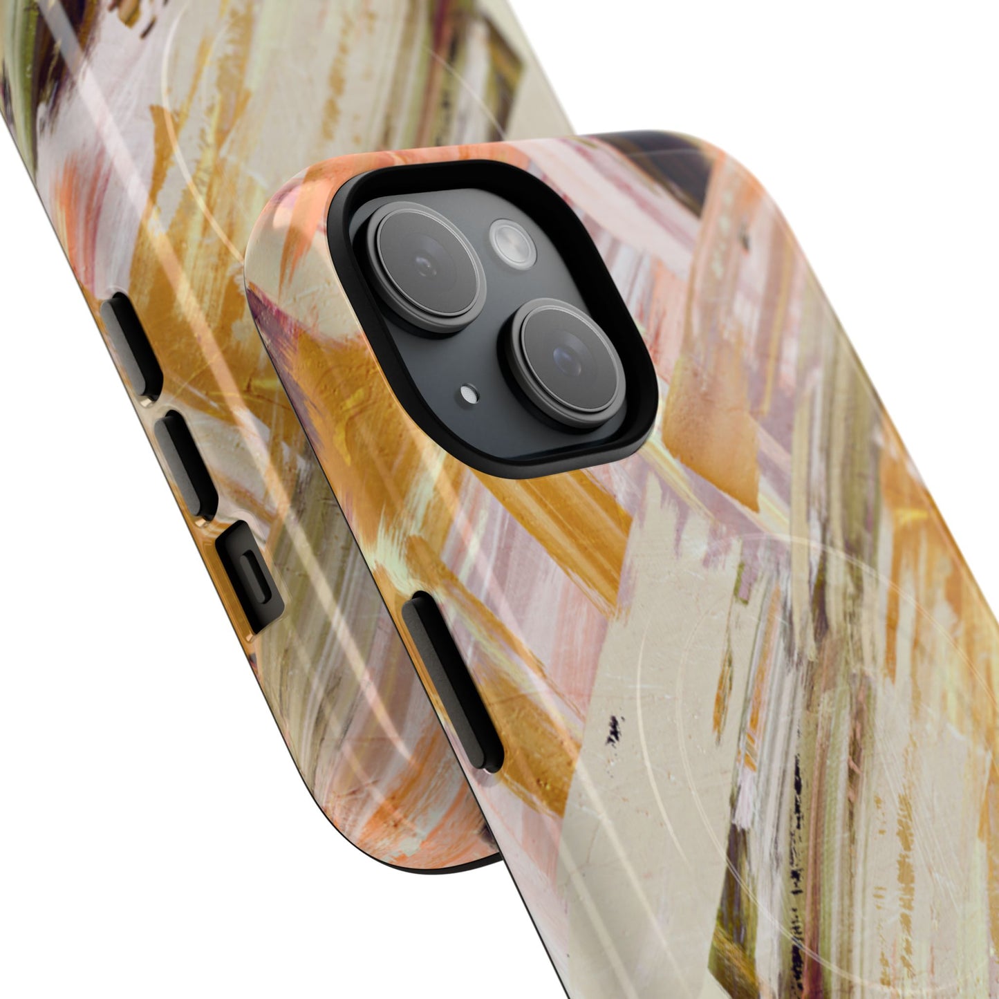 Protective Magnetic Phone Case – Brush & Bronze