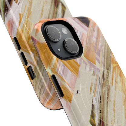 Protective Magnetic Phone Case – Brush & Bronze