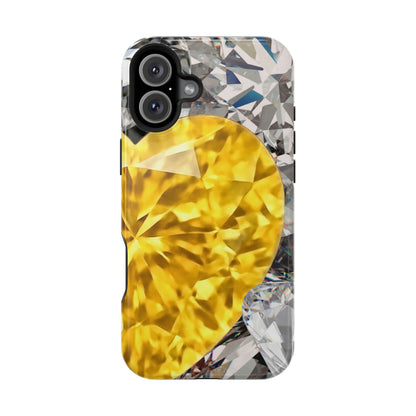 Impact-Resistant Phone Case – Heart of Gold
