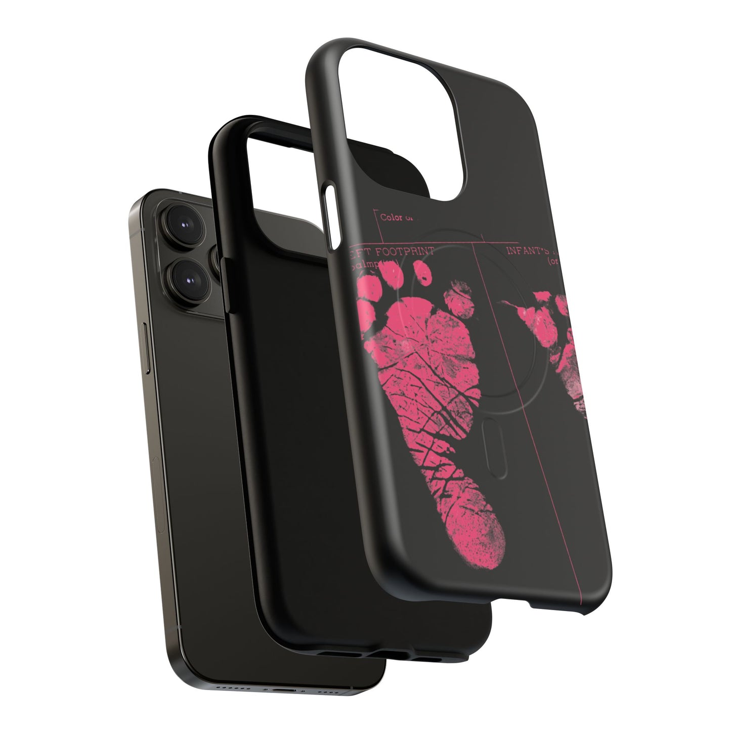 Protective Magnetic Phone Case – Mom’s Little Pink Footprints