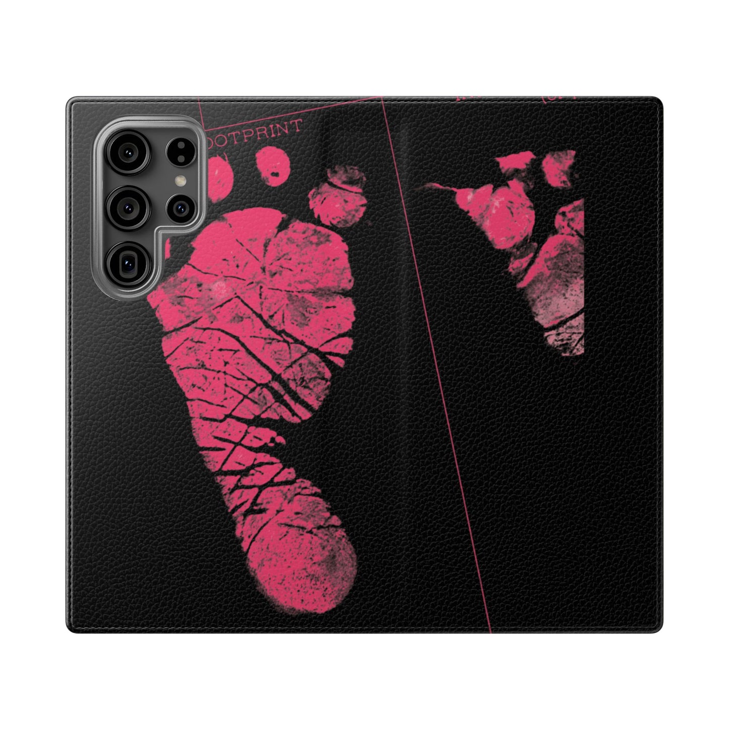 Flip Case – Mom’s Little Pink Footprints