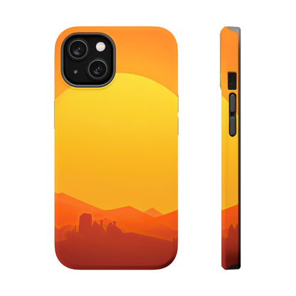Wireless-Charging Compatible Case – Desert Sunrise