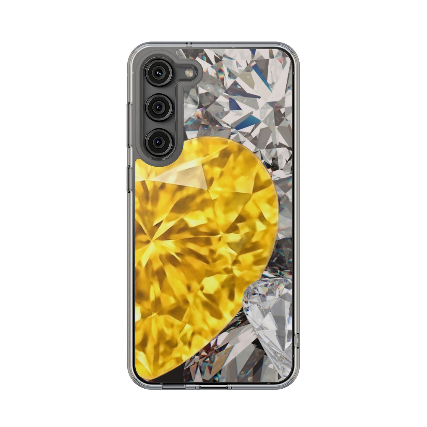 Clear Phone Case – Heart of Gold