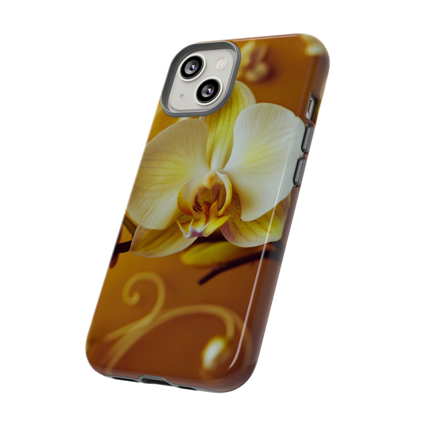 Protective Phone Case – Amber Orchid