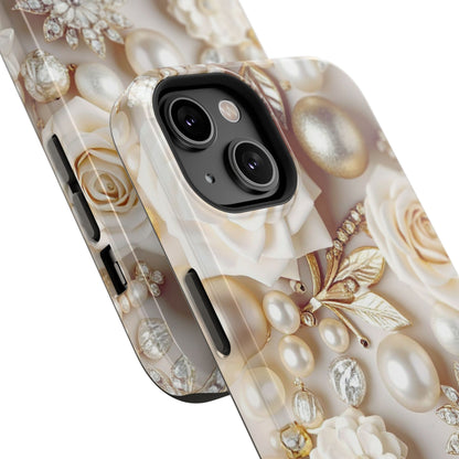 Impact-Resistant Phone Case – Ivory Opulence