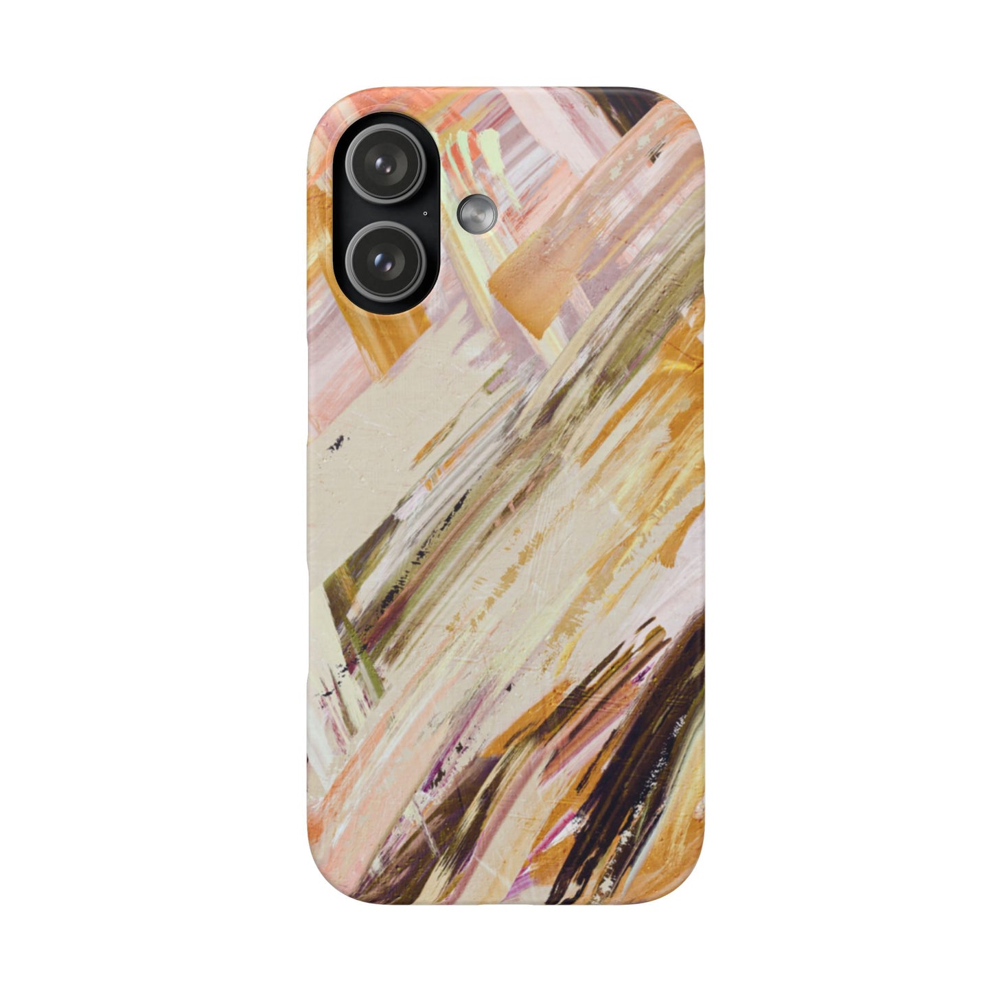 Snap Phone Case – Brush & Bronze