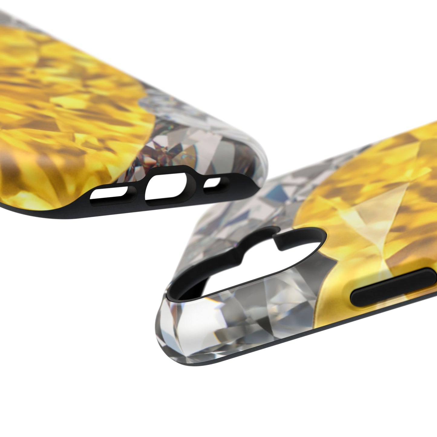 Impact-Resistant Phone Case – Heart of Gold