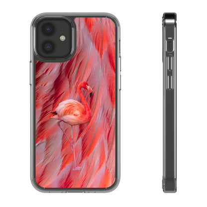 Clear Phone Case – Scarlet Plume