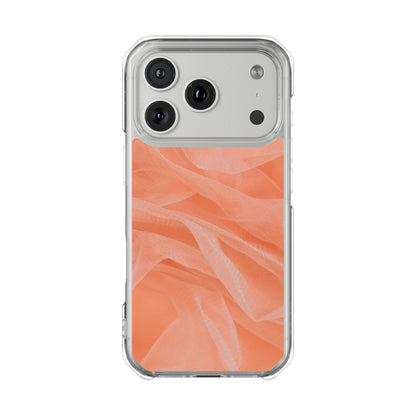 Clear Magnetic Phone Case – Coral Veil