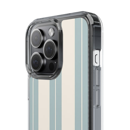 Clear Phone Case – Coastal Stripe