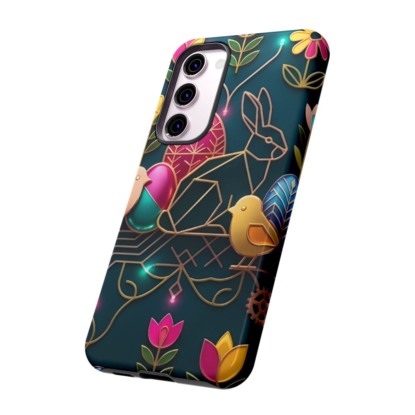 Protective Phone Case – Jeweled Garden
