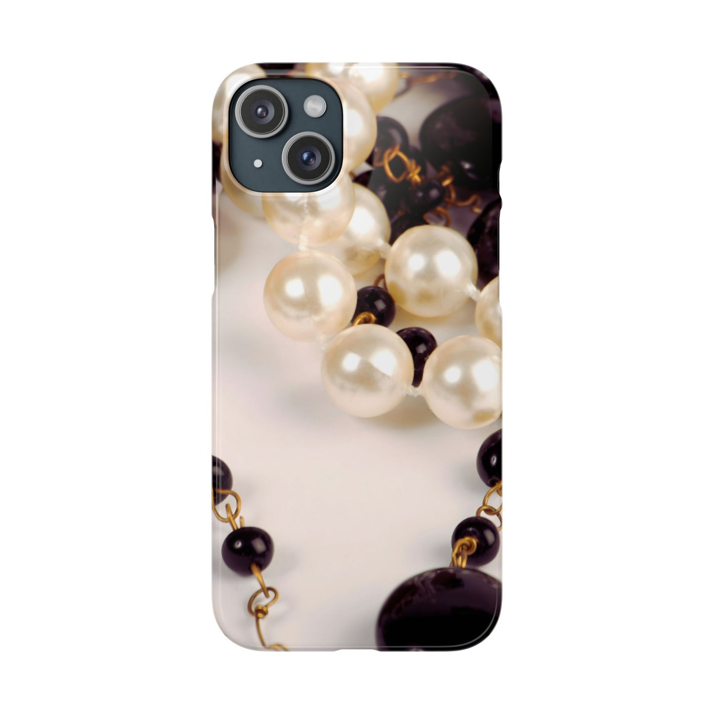 Snap Phone Case – Noir Pearl