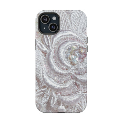 Wireless-Charging Compatible Case – Lace Veil