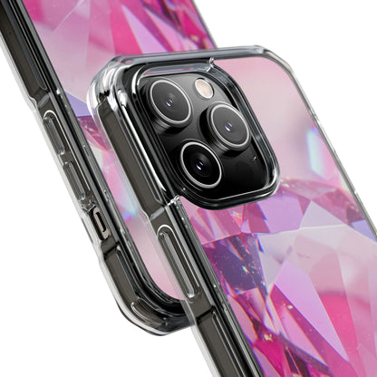 Clear Magnetic Phone Case – Pink Ice
