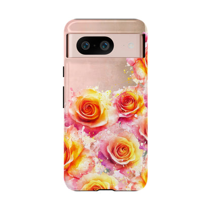 Protective Phone Case – Sunset Roses