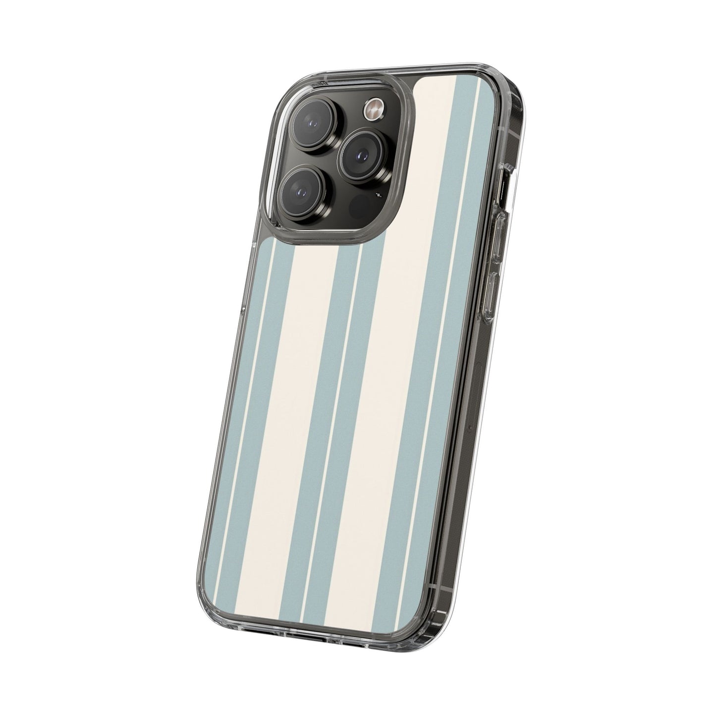 Clear Phone Case – Coastal Stripe